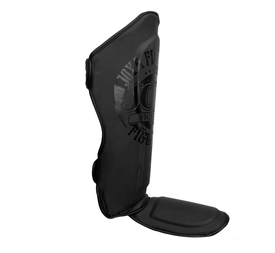 Joya FF Metal Pro Scheenbeschermers Junior - Volledig Zwart Maat Jeugd S - OP=OP