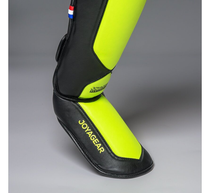 Joyagear Performance Scheenbeschermer Zwart/Limoengroen