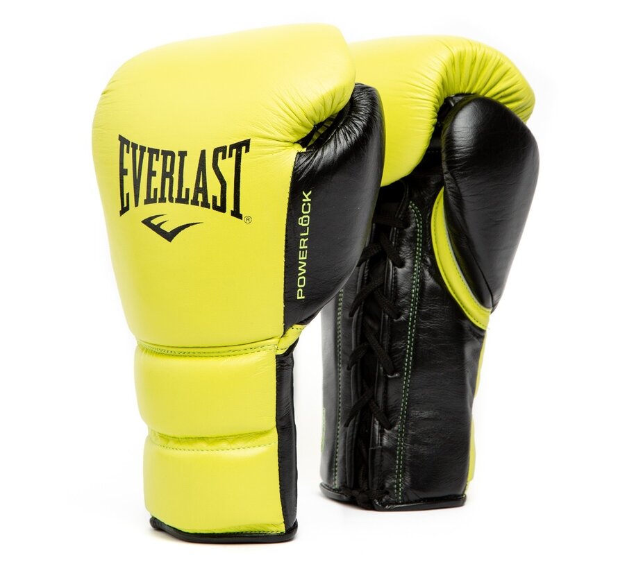 Everlast Powerlock 2 Pro Training Geveterd Glove, Neon Yellow 16-OZ