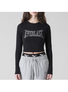 Everlast Everlast Longsleeve Logo t-shirt Zwart XS