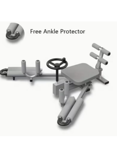 Metalen beenspreider - leg stretcher - stoelmodel - grijs