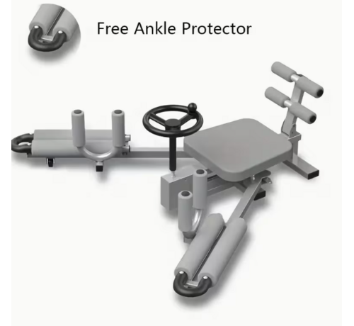 Metalen beenspreider - leg stretcher - stoelmodel - grijs