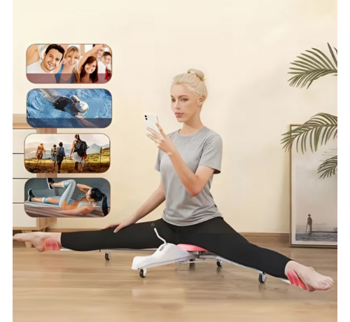 Basic Metalen beenspreider - leg stretcher - stoelmodel - Roze