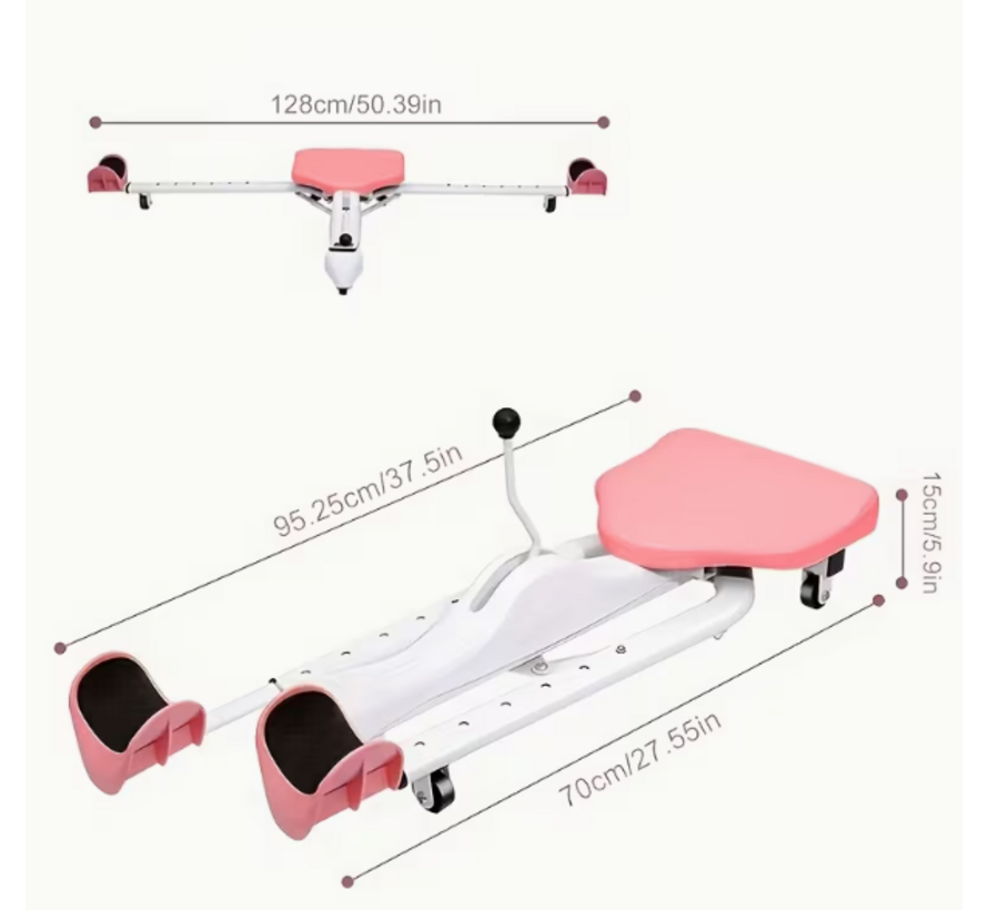 Basic Metalen beenspreider - leg stretcher - stoelmodel - Groen