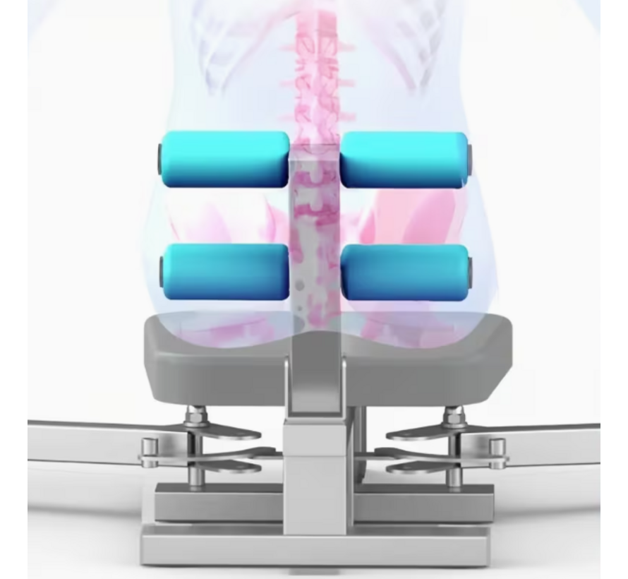 Basic Metalen beenspreider - leg stretcher - stoelmodel - Blauw