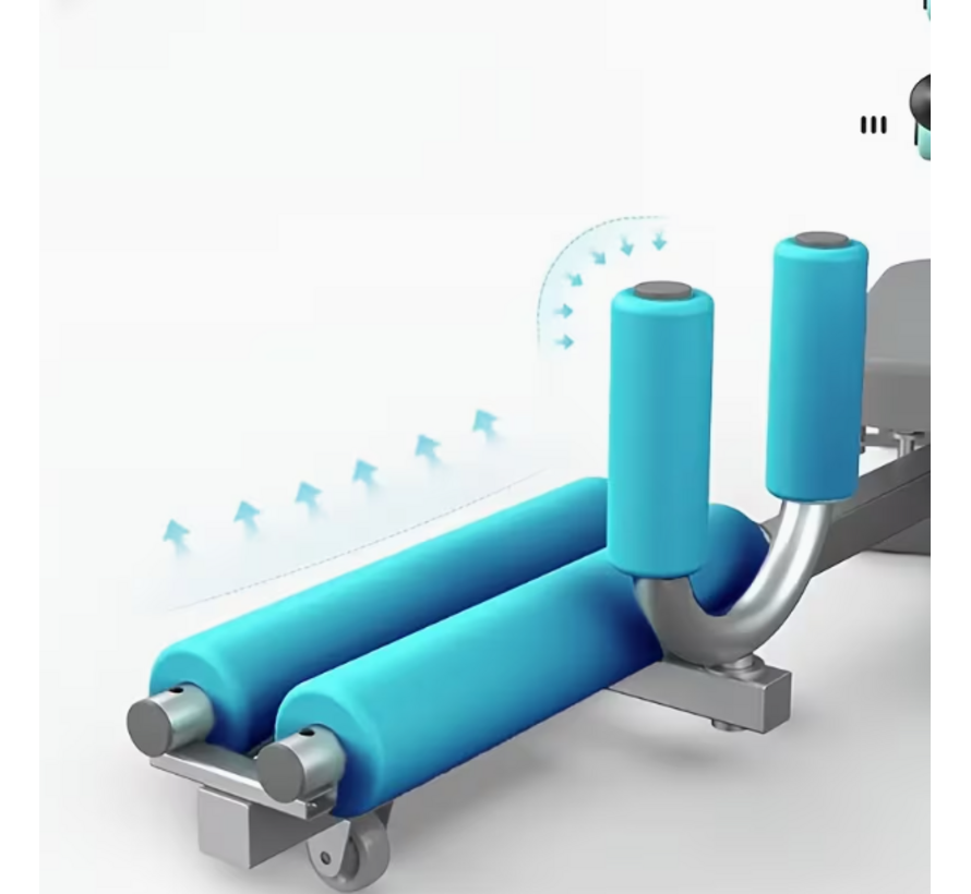 Basic Metalen beenspreider - leg stretcher - stoelmodel - Blauw