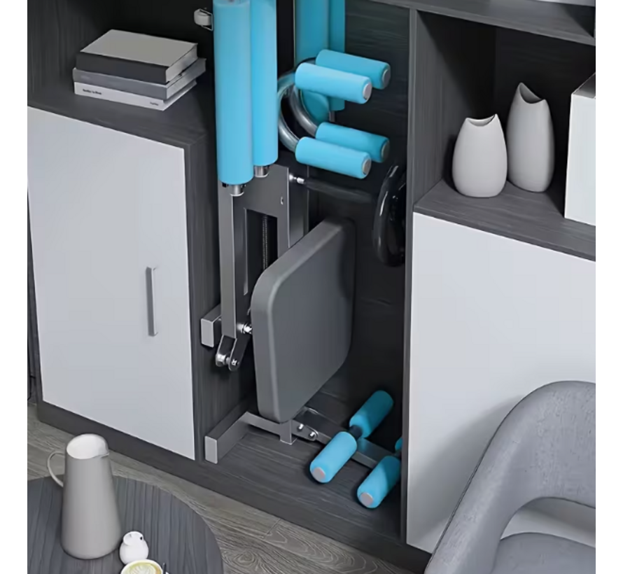 Basic Metalen beenspreider - leg stretcher - stoelmodel - Blauw