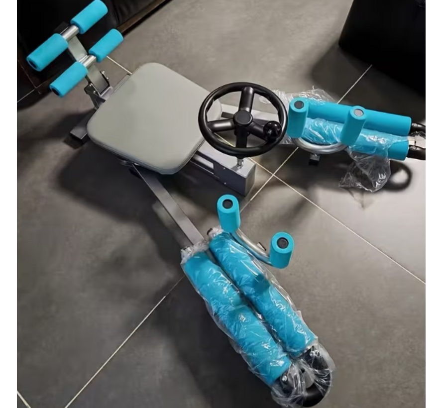 Basic Metalen beenspreider - leg stretcher - stoelmodel - Blauw