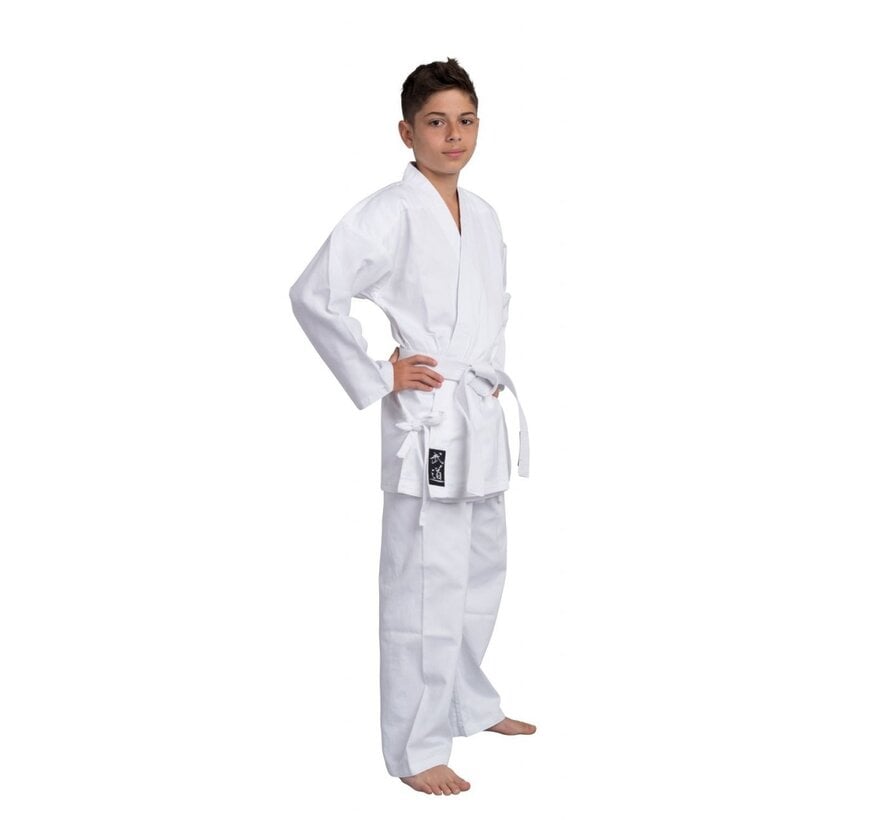 Karate-pak wit standaard EDITION - Maat 160 Cm - OP=OP