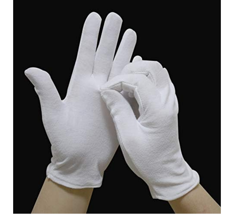 Binnenhandschoenen bokshandschoenen wit