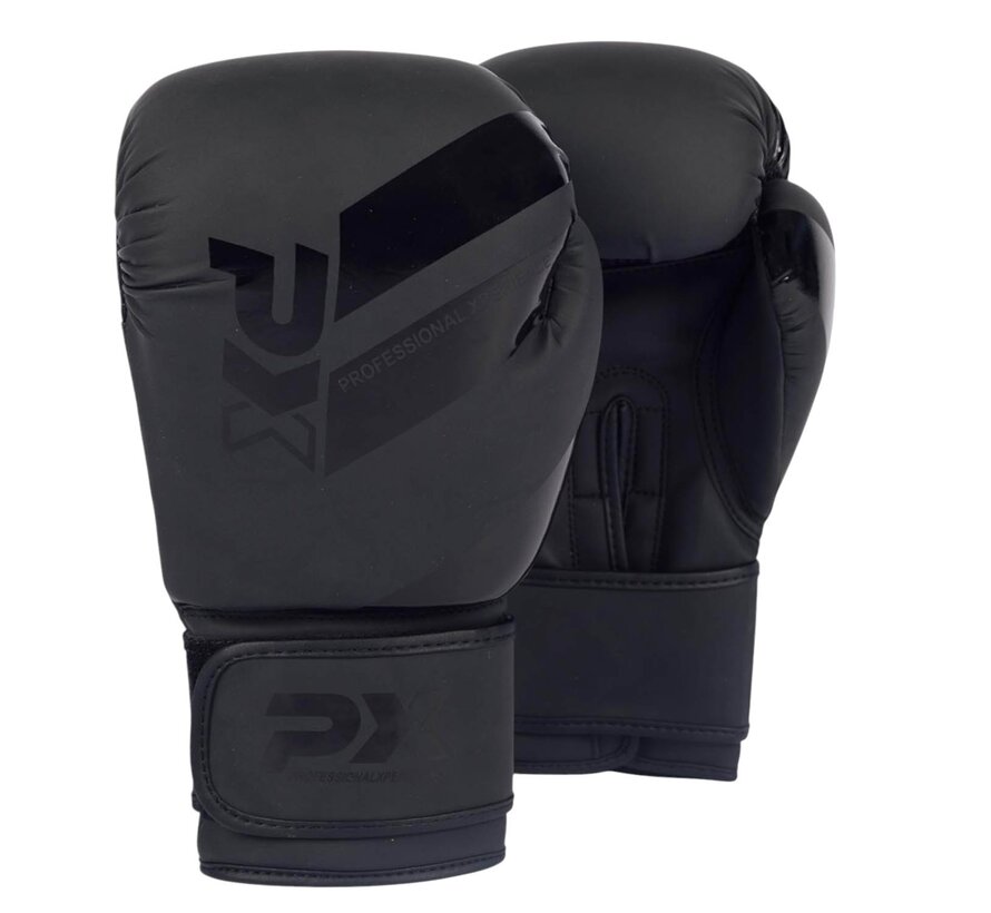 PX bokshandschoenen, PU, ​​zwart