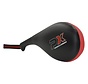 PX Taekwondo floppy mitt, PU zwart/rood