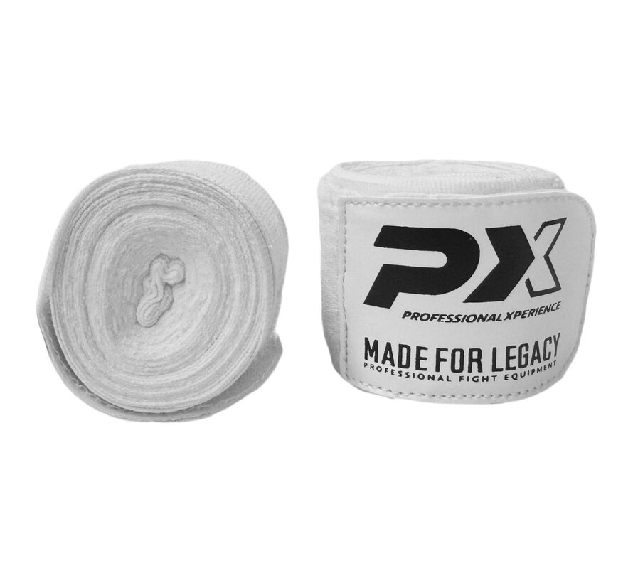 PX Legacy boxing handwraps 250 cm white