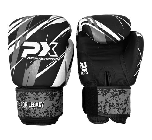Phoenix LEGACY X bokshandschoenen, PU, ​​zwart-grijs 