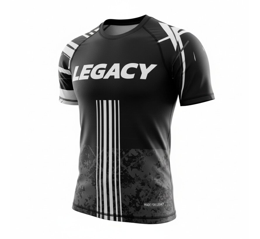 LEGACY X Rashguard zwart grijs