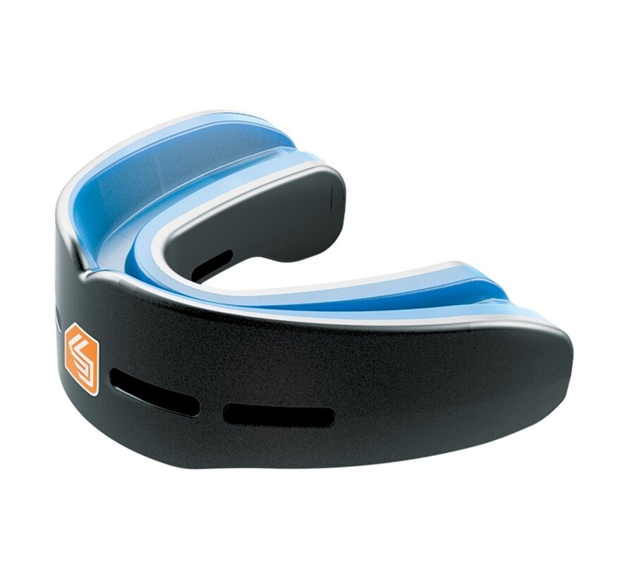 Shock Doctor Gebitsbeschermer Nano 3d Pearl Carbon Junior, blauw - zwart