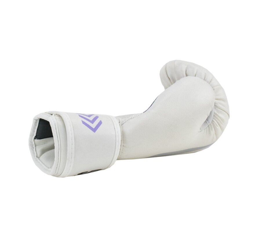 Super Pro Combat Gear (kick)bokshandschoenen Kids No, Wit,Paars,Zilver