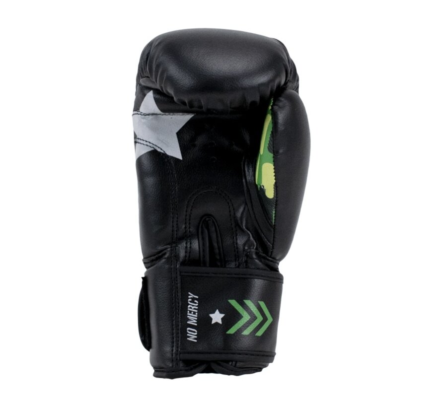 Super Pro Combat Gear (kick)bokshandschoenen Kids No, Zwart,Groen,Zilver