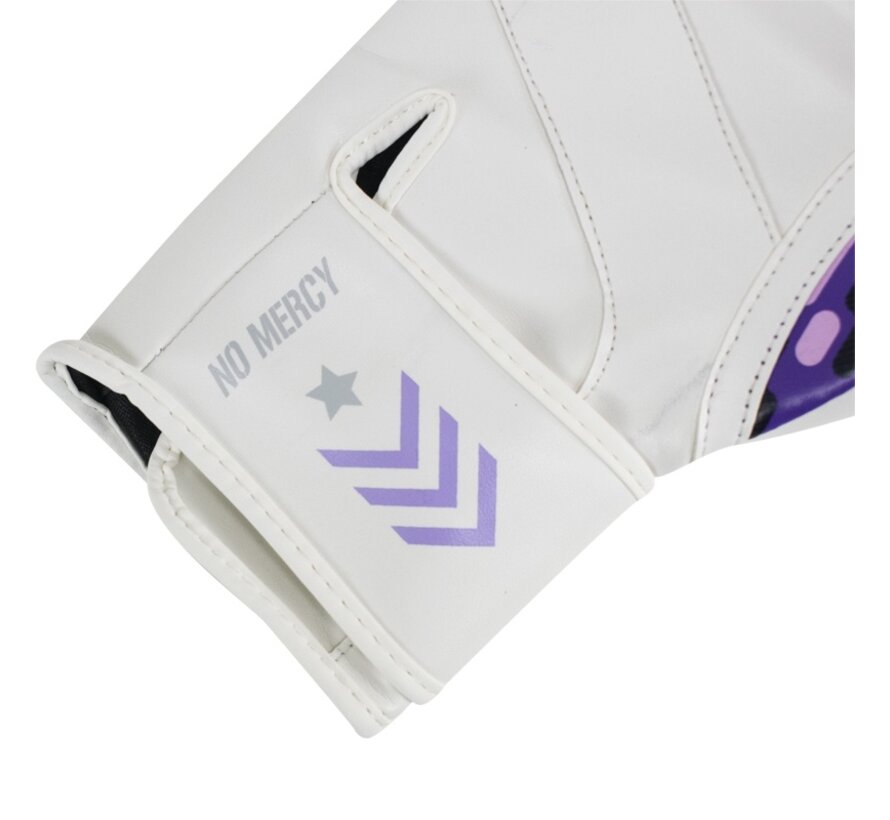 Super Pro Combat Gear (kick)bokshandschoenen Pu No, Wit,Paars,Zilver
