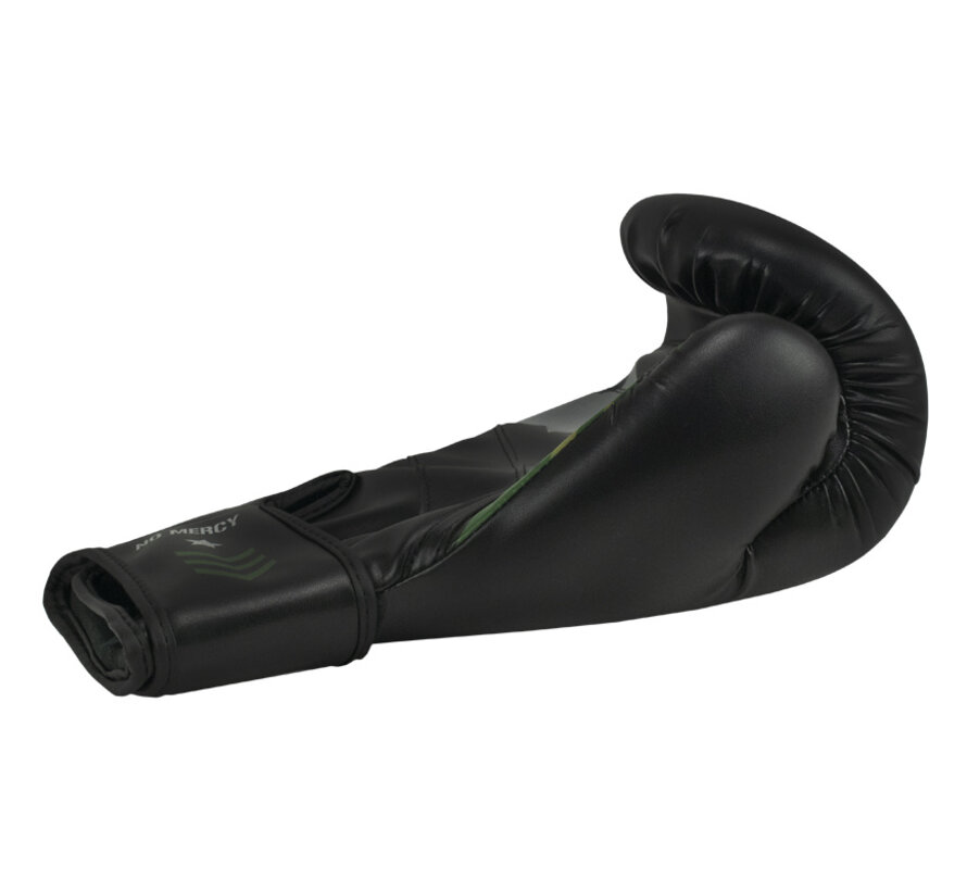 Super Pro Combat Gear (kick)bokshandschoenen Pu No, Zwart,Groen,Zilver