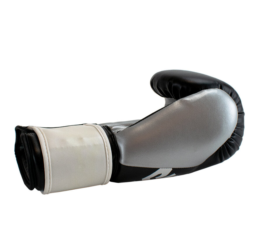Super Pro Combat Gear (kick)bokshandschoenen, Grijs,Zwart,Wit