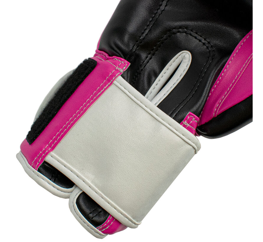 Super Pro Combat Gear (kick)bokshandschoenen, Roze,Zwart,Wit