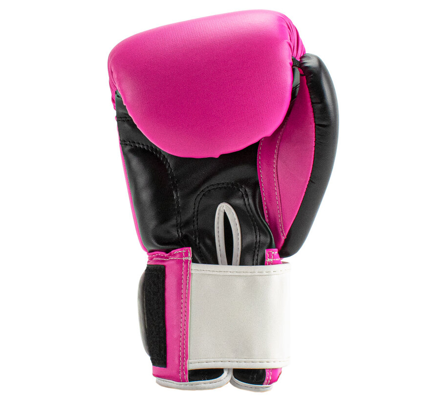 Super Pro Combat Gear (kick)bokshandschoenen, Roze,Zwart,Wit