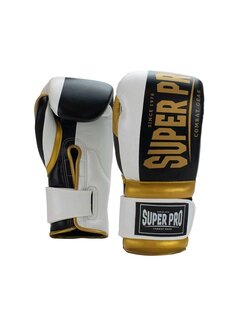 Super Pro Combat Gear Super Pro Combat Gear (thai)bokshandschoenen Bruiser, Goud,Zwart,Wit