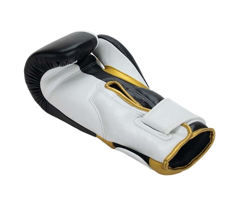 Super Pro Combat Gear (thai)bokshandschoenen Bruiser, Goud,Zwart,Wit