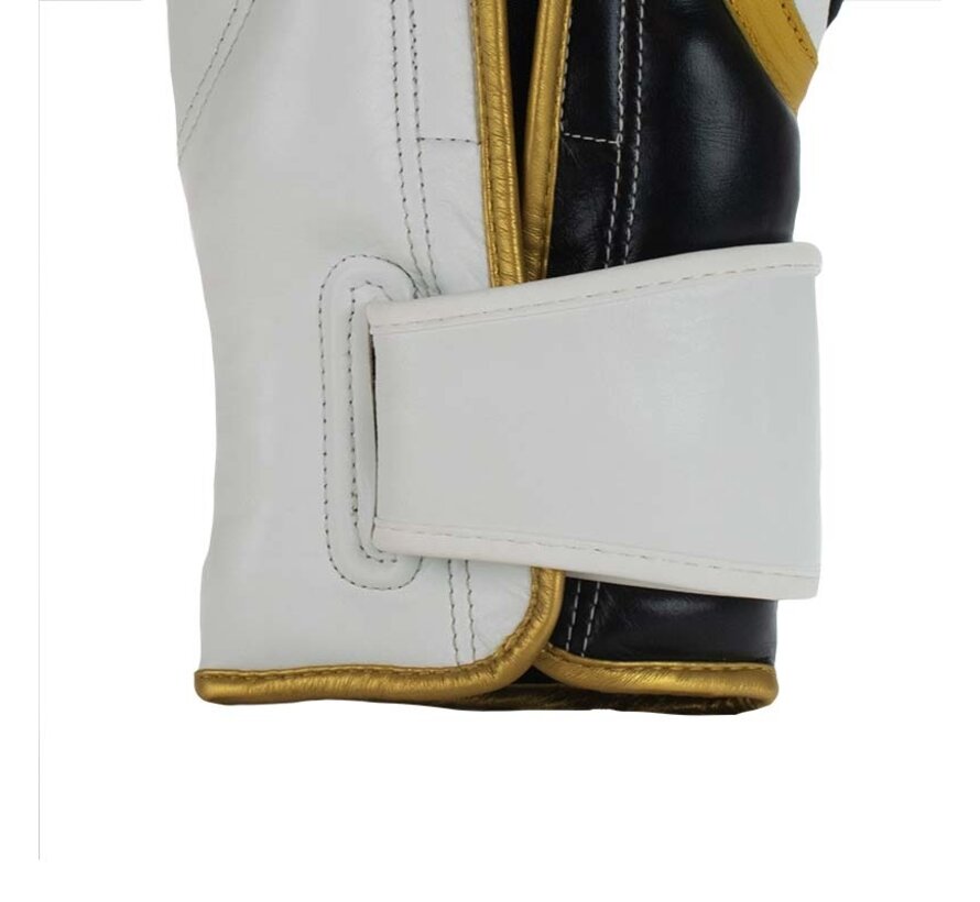 Super Pro Combat Gear (thai)bokshandschoenen Bruiser, Goud,Zwart,Wit