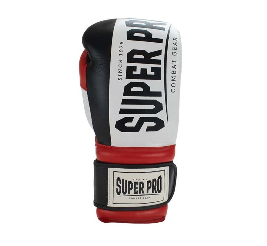Super Pro Combat Gear (thai)bokshandschoenen Bruiser, Rood,Zwart,Wit