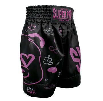 Super Pro Combat Gear Super Pro Combat Gear (Thai)Boxingshort Kids Bear, Blauw,Grijs,Zwart