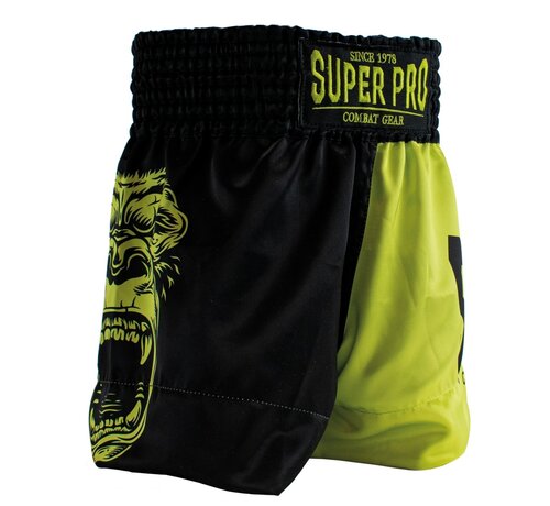 Super Pro Combat Gear Super Pro Combat Gear (thai)boxingshort Kids Gorilla, Grijs,Zwart,Geel