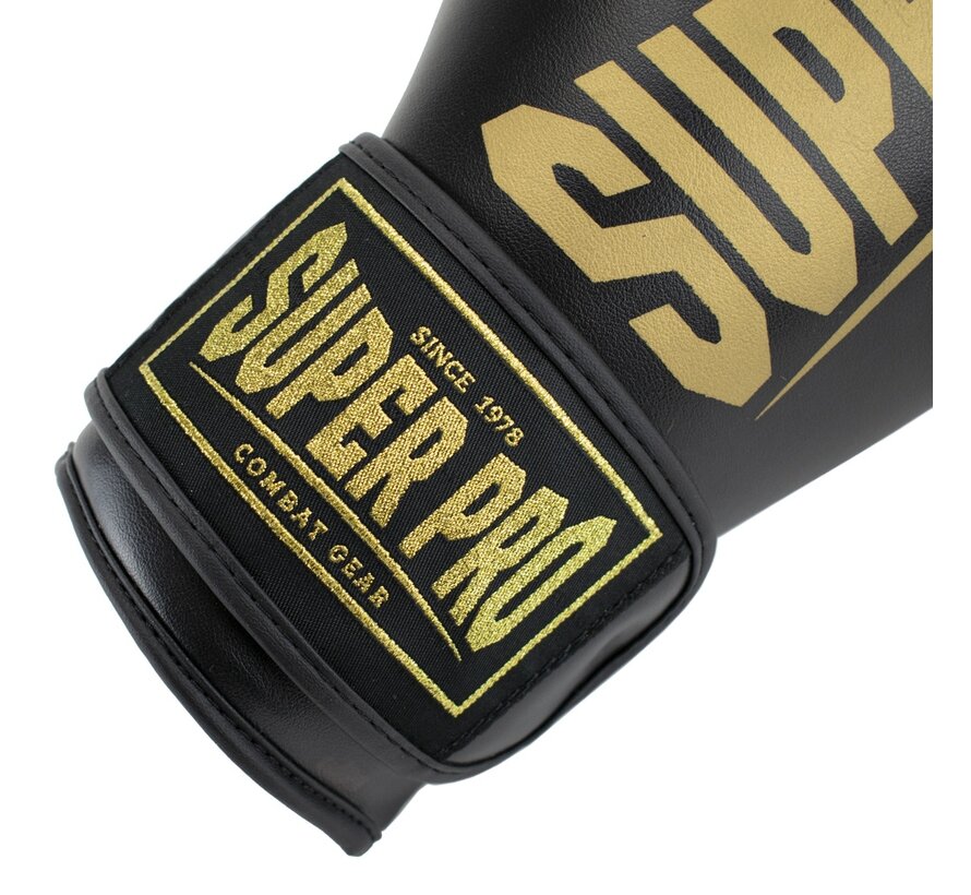 Super Pro Combat Gear Champ Se (kick)bokshandschoenen, Goud,Zwart