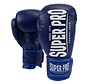Super Pro Combat Gear Champ (kick)bokshandschoenen, Blauw,Wit