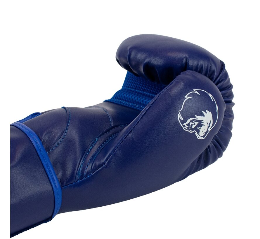 Super Pro Combat Gear Champ (kick)bokshandschoenen, Blauw,Wit