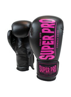 Super Pro Combat Gear Super Pro Combat Gear Champ (kick)bokshandschoenen, Roze,Zwart