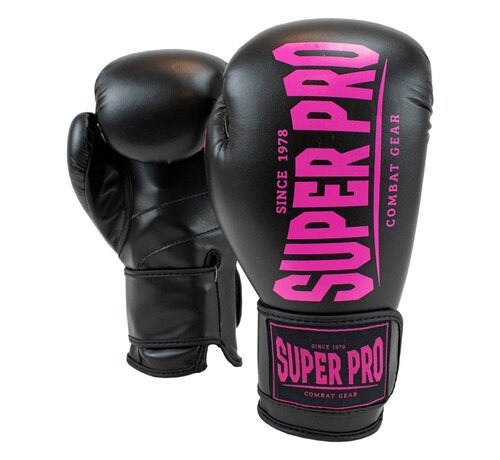 Super Pro Combat Gear Super Pro Combat Gear Champ (kick)bokshandschoenen, Roze,Zwart