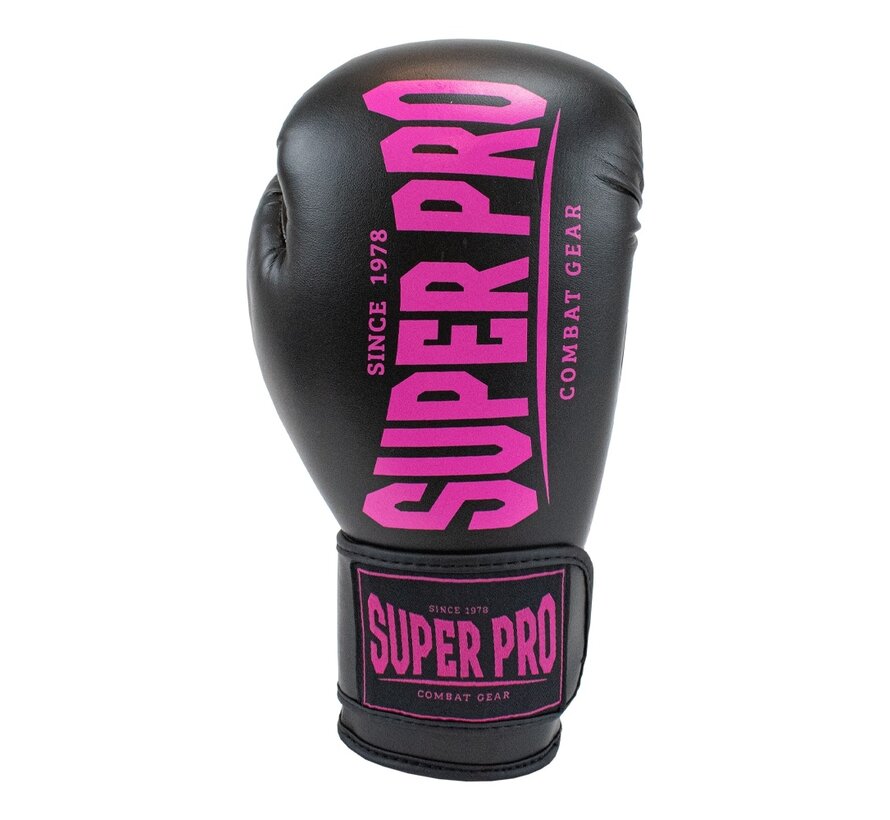Super Pro Combat Gear Champ (kick)bokshandschoenen, Roze,Zwart