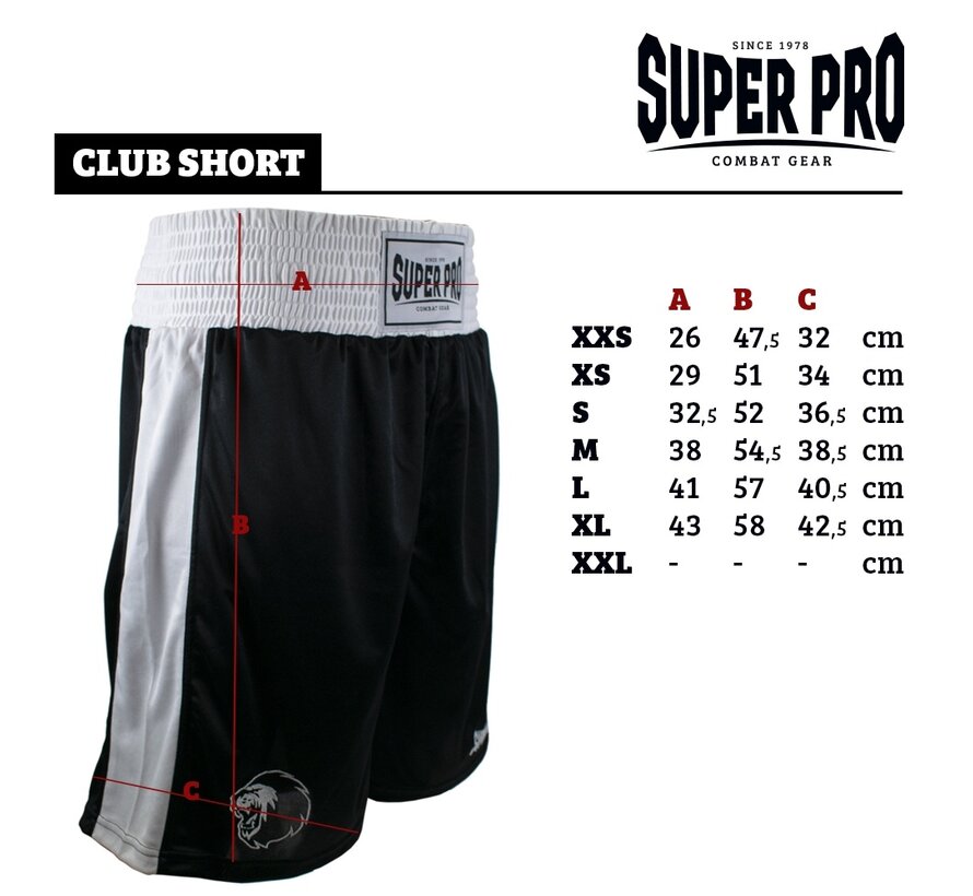 Super Pro Combat Gear Club, Blauw,Wit