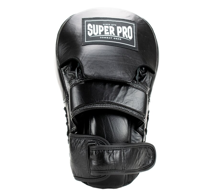 Super Pro Combat Gear Handmitts Long Curved Leder