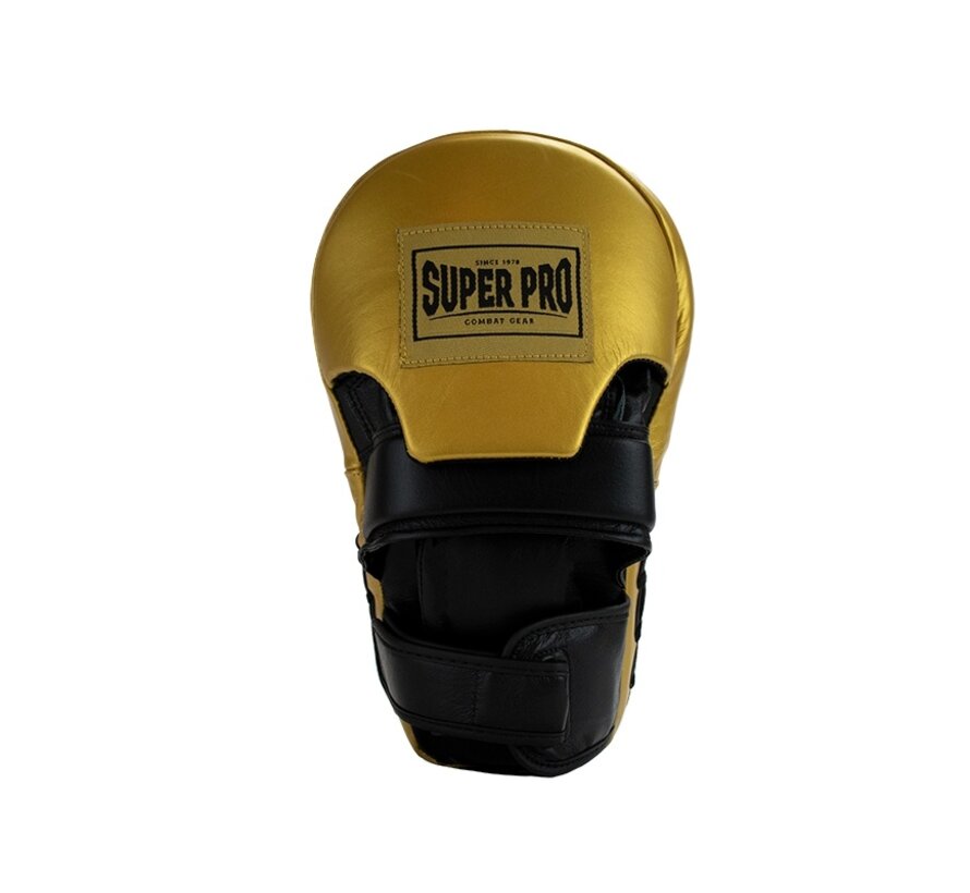 Super Pro Combat Gear Handmitts Long Curved Leder