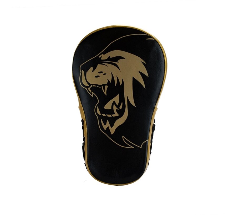 Super Pro Combat Gear Handmitts Long Curved Leder