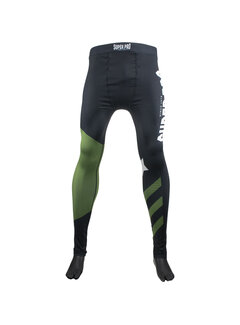 Super Pro Combat Gear Super Pro Combat Gear Heren Legging No, Zwart,Groen,Zilver