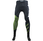 Super Pro Combat Gear Heren Legging No, Zwart,Groen,Zilver