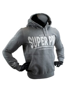 Super Pro Combat Gear Super Pro Combat Gear Hoody S.P., Grijs,Wit