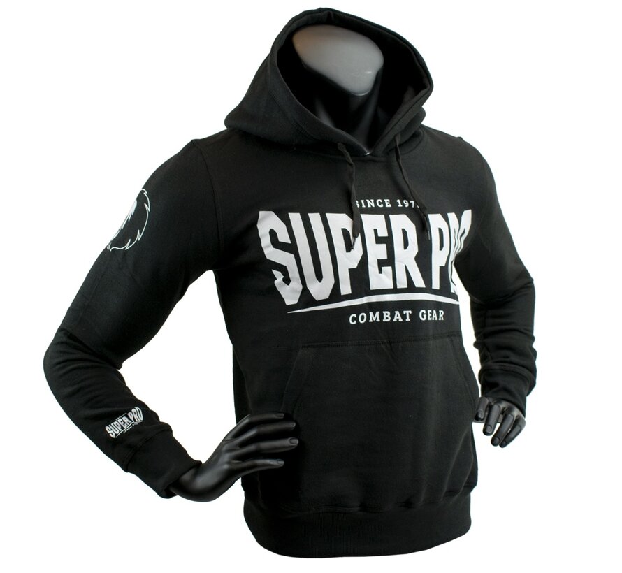 Super Pro Combat Gear Hoody S.P., Zwart,Wit