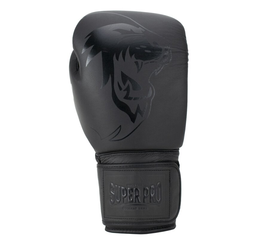 Super Pro Combat Gear Legend Lederen (kick)bokshandschoenen, Grijs