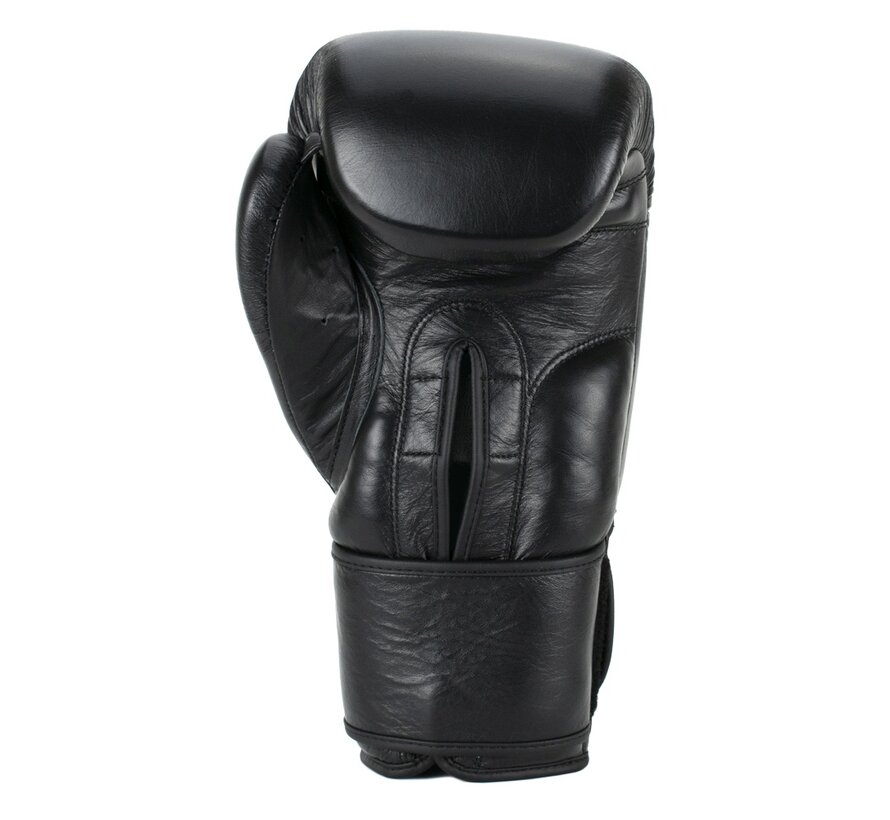 Super Pro Combat Gear Legend Lederen (kick)bokshandschoenen, Zwart