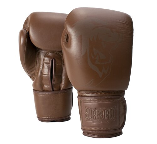 Super Pro Combat Gear Super Pro Combat Gear Legend Se Lederen (kick)bokshandschoenen, Bruin